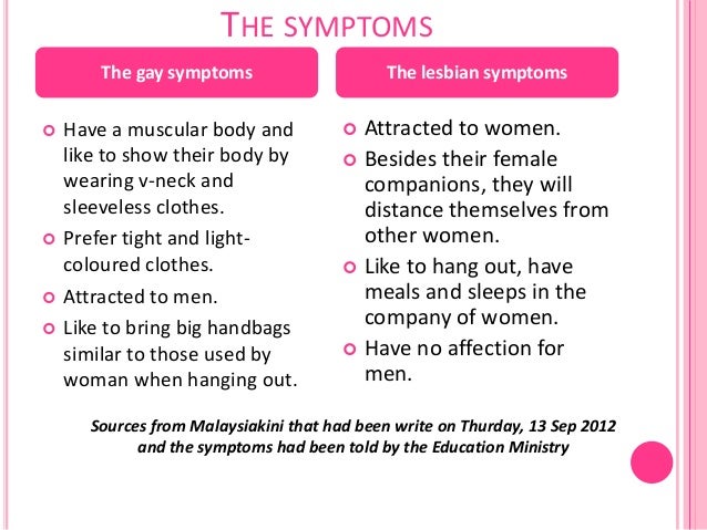 Symptoms of gay husband